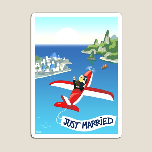 Aperçu de l'œuvre Just married créée et vendue par cwilliart.
