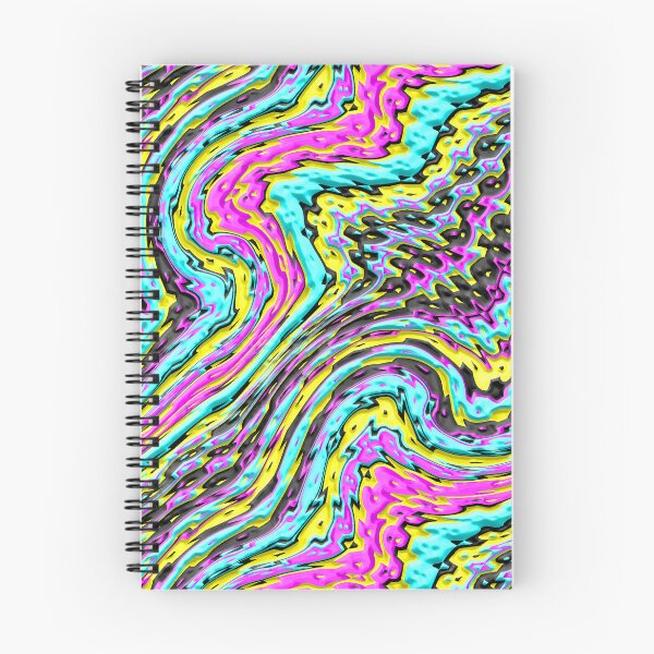 Item preview, Grungy Diagonal CMYK Stripe Pattern  designed and sold by TheRulerofEarth.