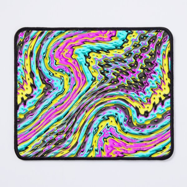 Item preview, Grungy Diagonal CMYK Stripe Pattern  designed and sold by TheRulerofEarth.