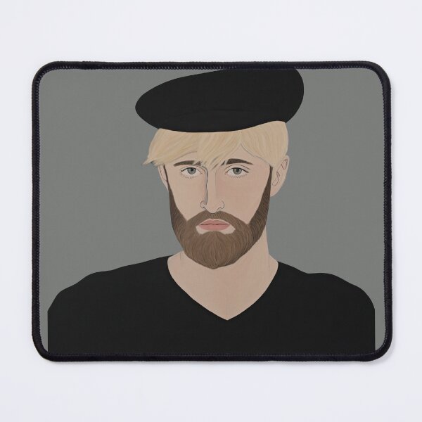 Item preview, Masculine Mystique: Abstract Male Face Art designed and sold by DepartToArt.