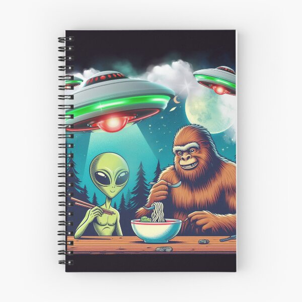 Item preview, Sasquatch, Alien and Noodles designed and sold by shellkie.