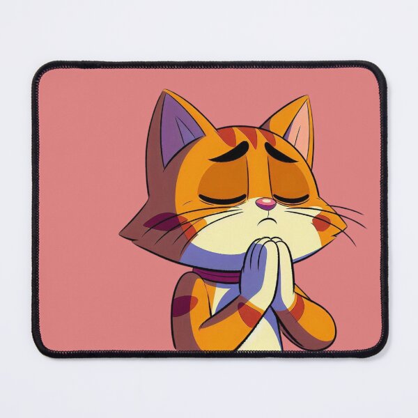 Item preview, Praying Cat designed and sold by Wayzoftheworld.