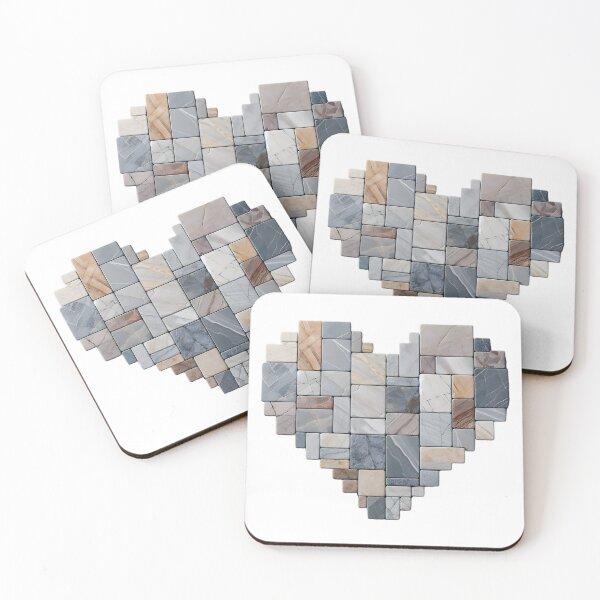 Item preview, Heartstone: A Minimalist Embrace designed and sold by AI-Only Creations.
