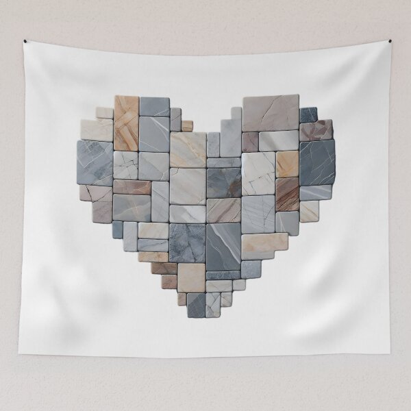 Item preview, Heartstone: A Minimalist Embrace designed and sold by AI-Only Creations.