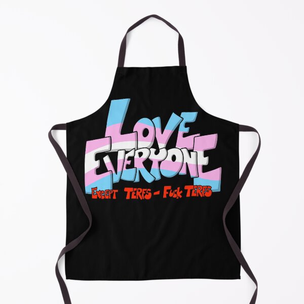 Item preview, Love Everyone - Except Terfs - Trans Flag designed and sold by FighterGuy.