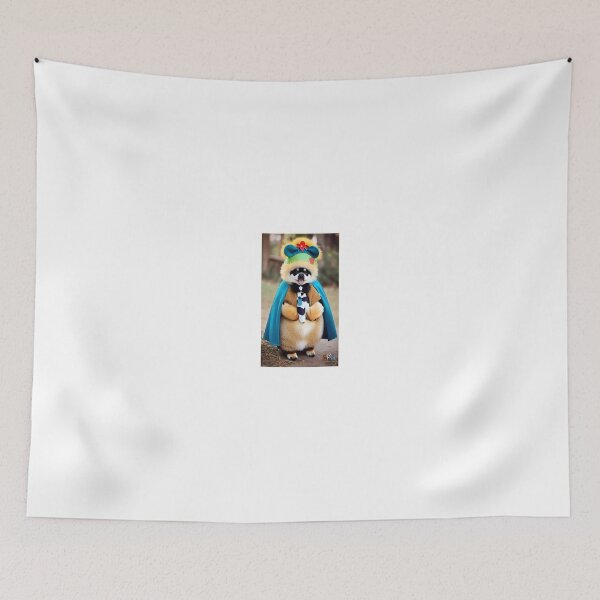 Item preview, Happy Dog in a Funny Costume #13 designed and sold by fabfunnyanimals.