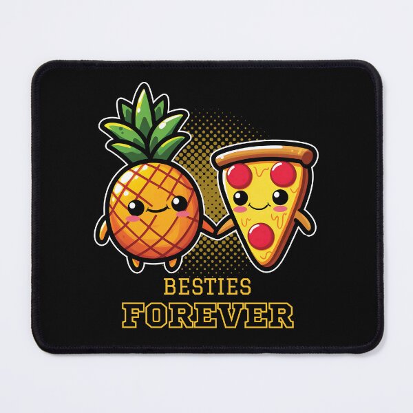 Item preview, Pineapple And Pizza Holding Hands - Bestie Forever designed and sold by The magic Yellow bus.