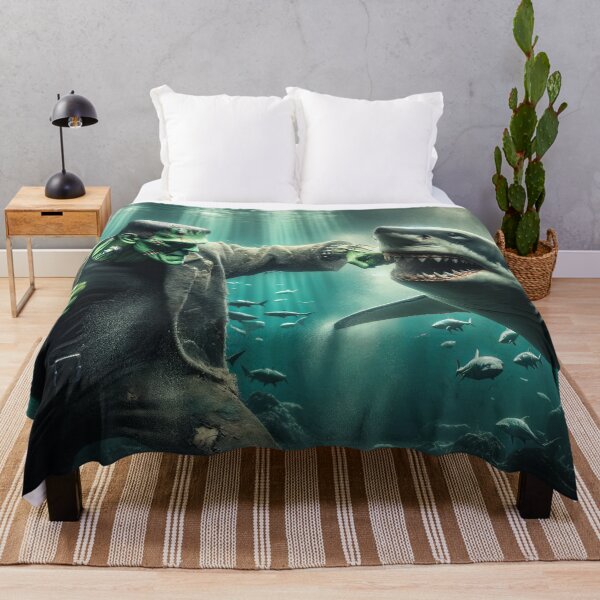 Item preview, Frankenstein vs. Shark designed and sold by digital-savant.