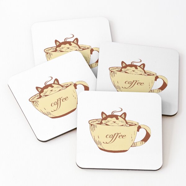 Item preview, Coffee Cat Lover: Cute Cat in Coffee Cup T-Shirt designed and sold by GorinART.