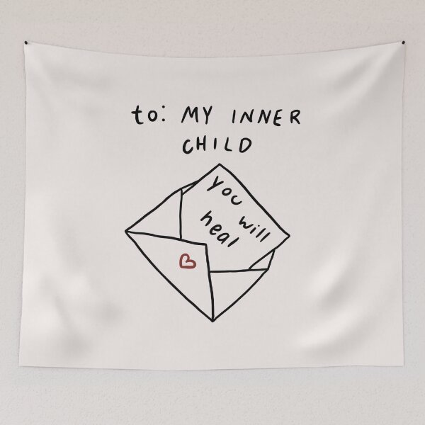 Item preview, To: My inner child - You will heal designed and sold by moonna designs.