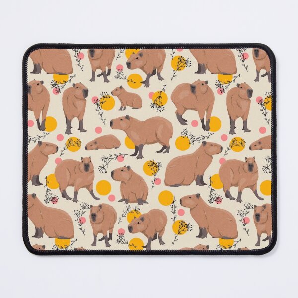 Item preview, Capybara Pattern  designed and sold by kawaiistudio.