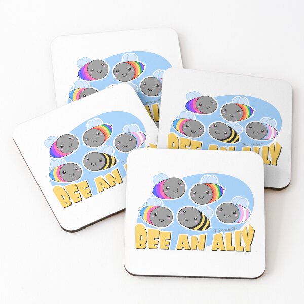 Item preview, BEE AN ALLY designed and sold by DoodlesByScott.