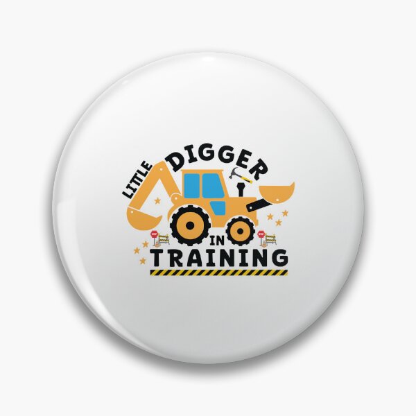 Item preview, Little Digger in Training Construction Excavator Digger Backhoe Loader designed and sold by millionair3.