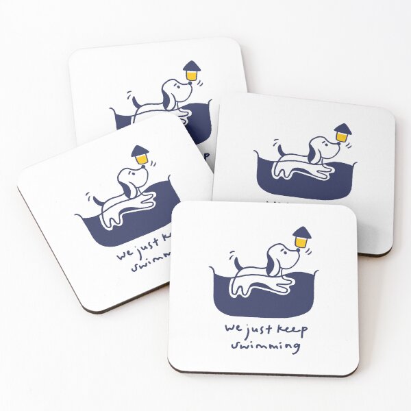 Item preview, We Just Keep Swimming designed and sold by houseoffami.