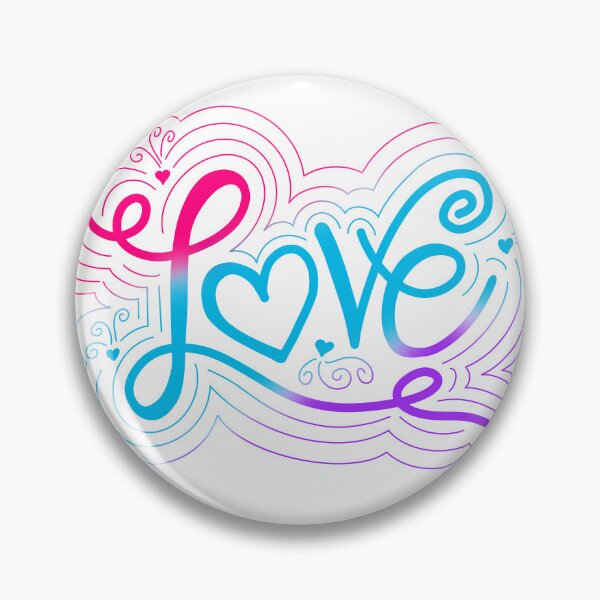 Item preview, Love Swirl Doodle Androgyne Pride Flag Lettering designed and sold by JoyfulJen.