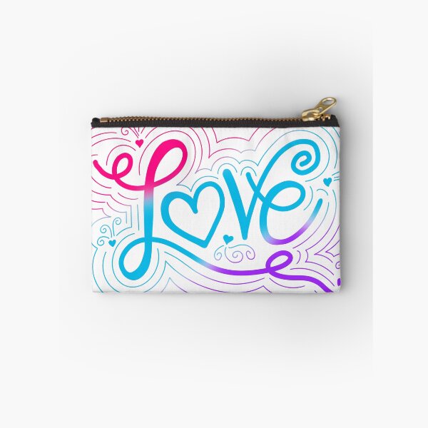 Item preview, Love Swirl Doodle Androgyne Pride Flag Lettering designed and sold by JoyfulJen.