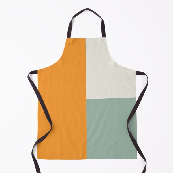 Item preview, ORANGE, MUTED GREEN and CREAM 3 CHECKERS designed and sold by RachelMacht.