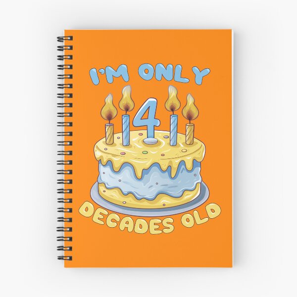 Item preview, I'm Only 4 Decades Old happy 40th birthday humor designed and sold by AlchemyColor.