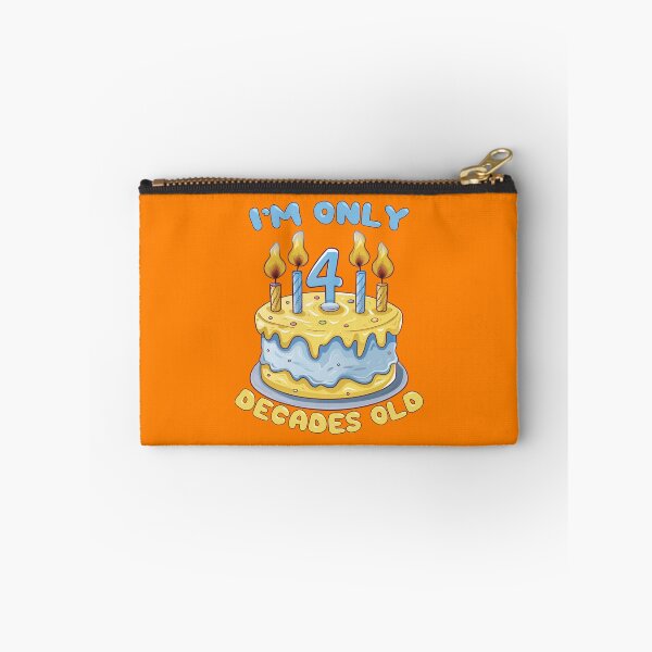 Item preview, I'm Only 4 Decades Old happy 40th birthday humor designed and sold by AlchemyColor.