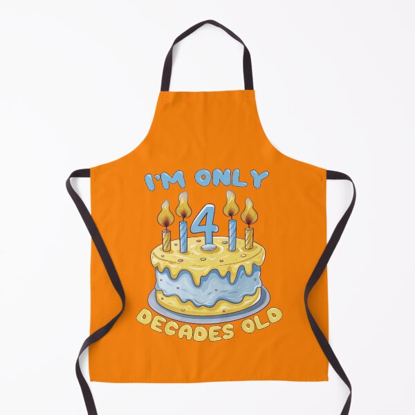 Item preview, I'm Only 4 Decades Old happy 40th birthday humor designed and sold by AlchemyColor.
