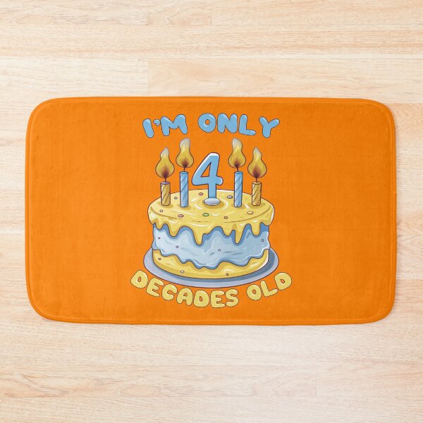 Item preview, I'm Only 4 Decades Old happy 40th birthday humor designed and sold by AlchemyColor.