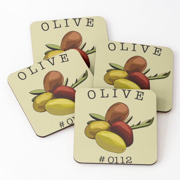 Item preview, Olive Fruit Sticker designed and sold by Erin Stenson.
