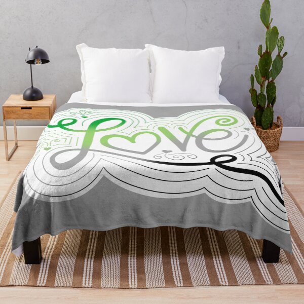 Item preview, Love Swirl Doodle Aro Aromantic Pride Flag Lettering designed and sold by JoyfulJen.