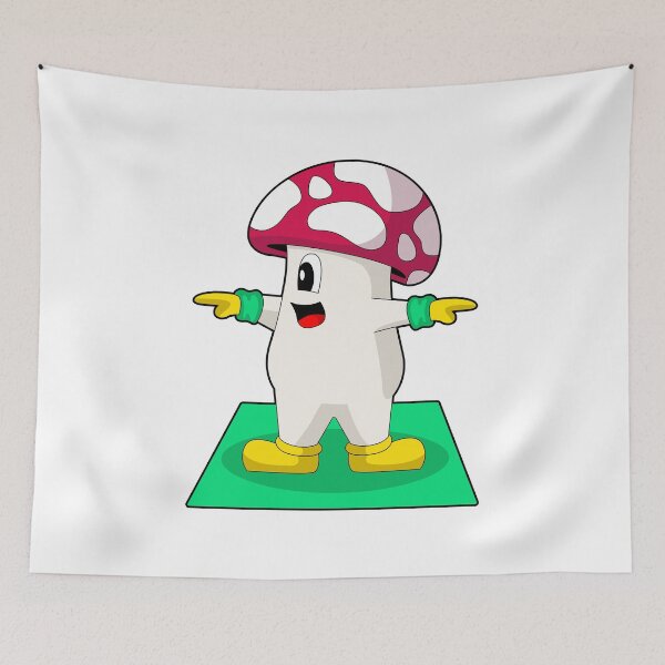 Item preview, Mushroom Yoga Fitness Gymnastics designed and sold by Snabdesign84.
