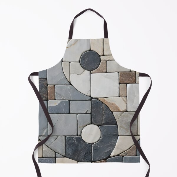 Item preview, Stone Balance: A Minimalist Yin-Yang designed and sold by AI-Only Creations.