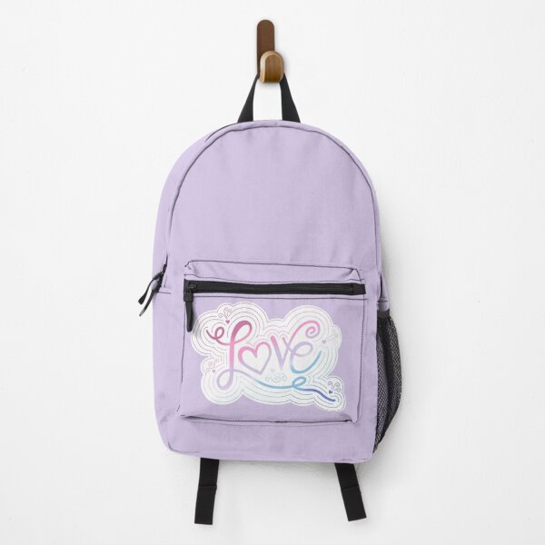 Item preview, Love Swirl Doodle Bigender Pride Flag Lettering designed and sold by JoyfulJen.