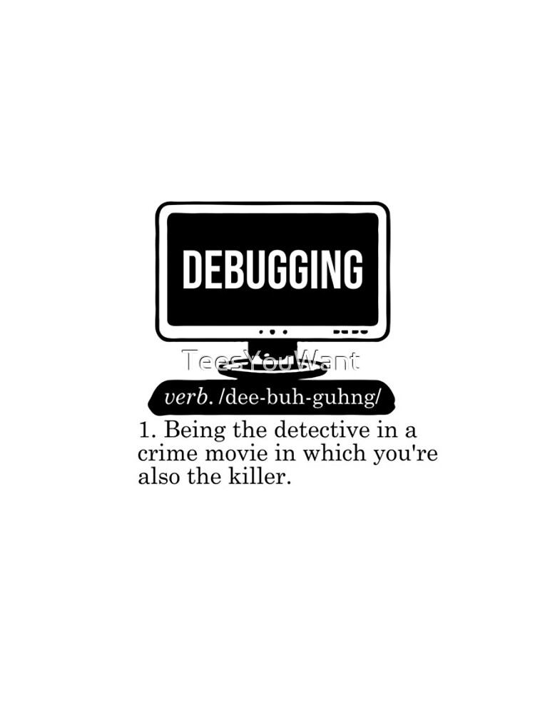 Thumbnail 4 of 4, iPhone Case, Debugging Definition designed and sold by TeesYouWant.