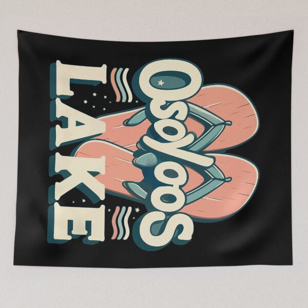 Item preview, Osoyoos Lake Flip Flop Sandals Summer Beach Travel designed and sold by TomFrontierArt.