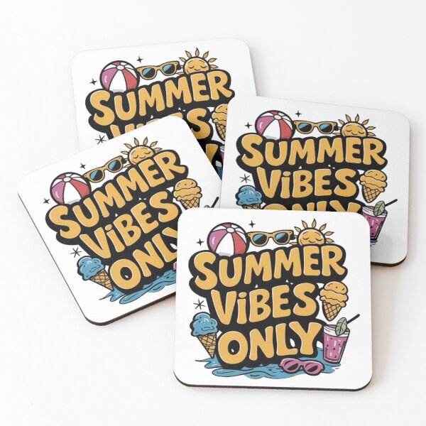 Item preview, Summer Vibes Only : Bright and Trendy Beach designed and sold by BENMBARK.