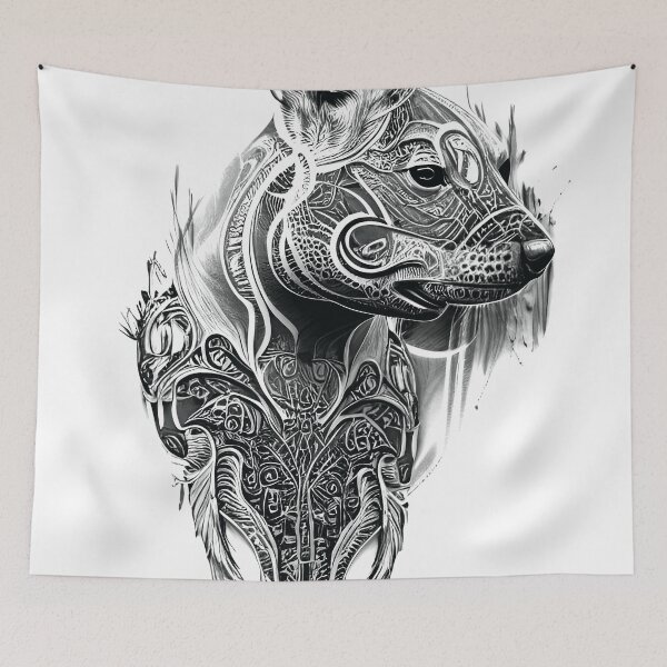 Item preview, Abstract wildlife designed and sold by MatrixTattoo.
