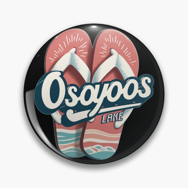 Item preview, Osoyoos Lake Flip Flop Sandals Summer Beach designed and sold by TomFrontierArt.