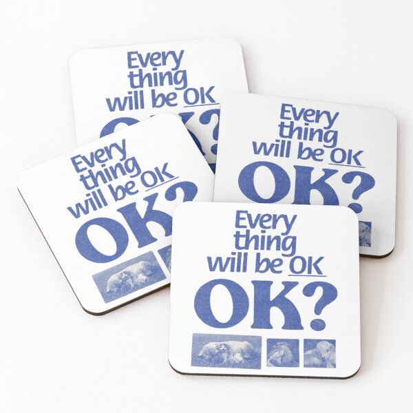 Item preview, Everything Will Be OK Poster - Inspirational and Motivational Quote designed and sold by -DEEWOLF-.