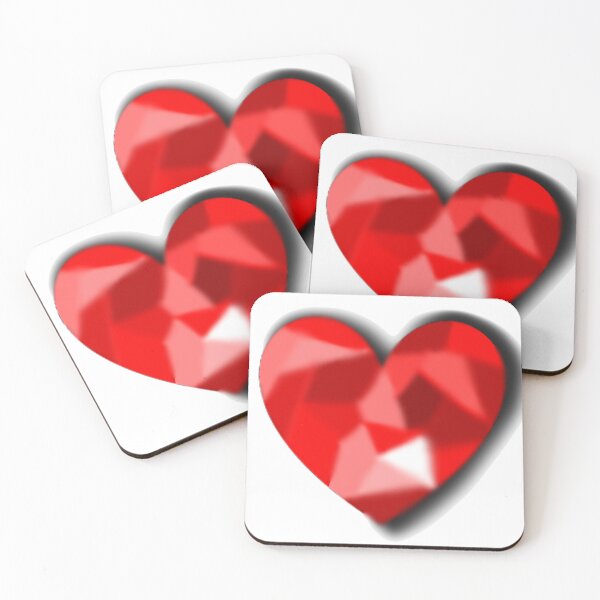 Item preview, Heart shaped red gemstone designed and sold by Kalpa.