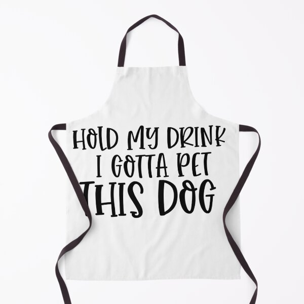 Item preview, Hold My Drink I Gotta Pet This Dog designed and sold by TeesYouWant.