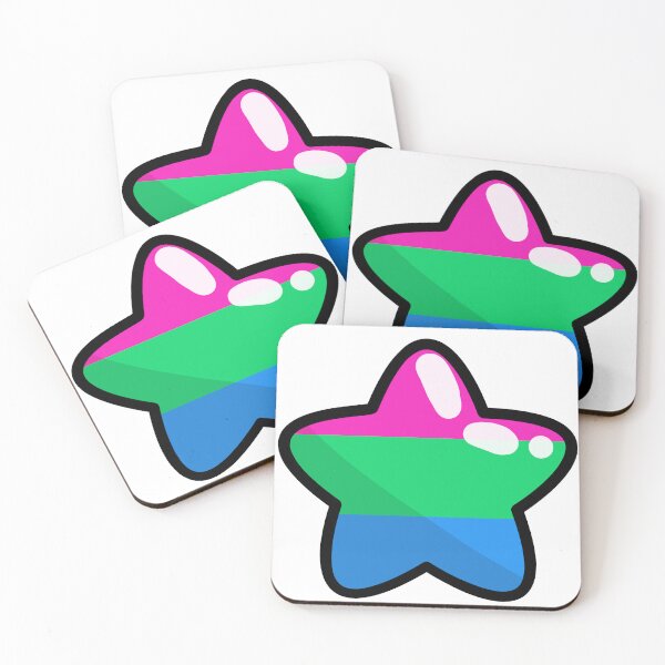 Item preview, Polysexual Pride Star designed and sold by SpringHeartArts.