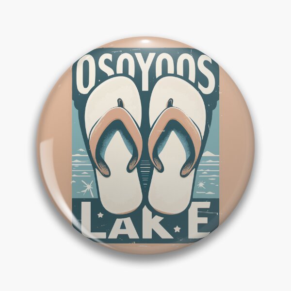 Item preview, Osoyoos Lake Flip Flop Sandals Summer Beach designed and sold by TomFrontierArt.