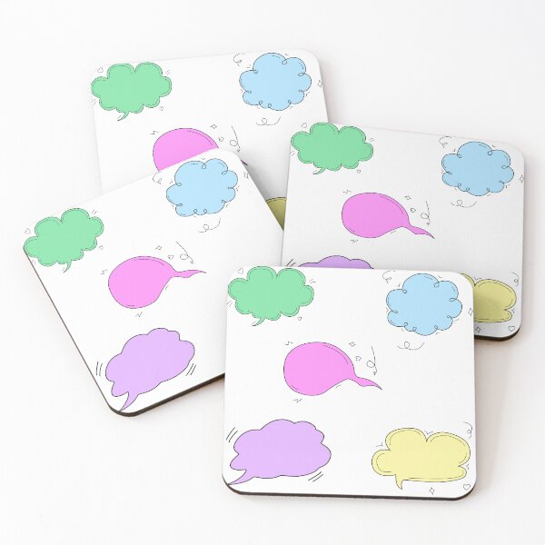 Item preview, Pastel Thought Bubbles designed and sold by KTCreativeSide.