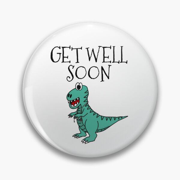 Item preview, Get Well Soon, Doctor Dinosaur, T-Rex Hospital Funny designed and sold by doodlerob.