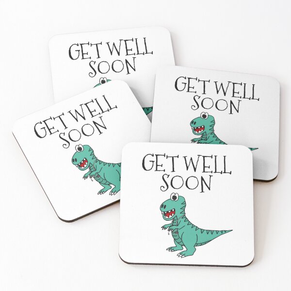 Item preview, Get Well Soon, Doctor Dinosaur, T-Rex Hospital Funny designed and sold by doodlerob.