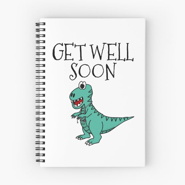 Item preview, Get Well Soon, Doctor Dinosaur, T-Rex Hospital Funny designed and sold by doodlerob.