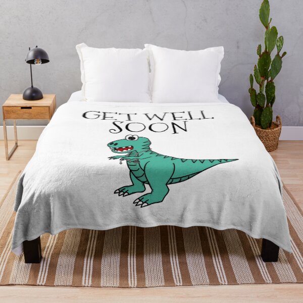 Item preview, Get Well Soon, Doctor Dinosaur, T-Rex Hospital Funny designed and sold by doodlerob.