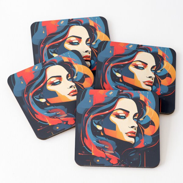 Item preview, abstract woman face designed and sold by PICT  T MOSB.