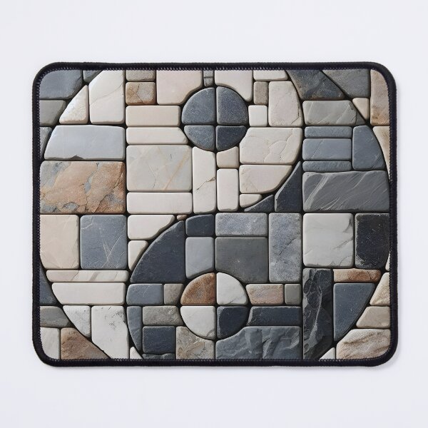 Item preview, Zen Stone: Minimalist Yin-Yang designed and sold by AI-Only Creations.