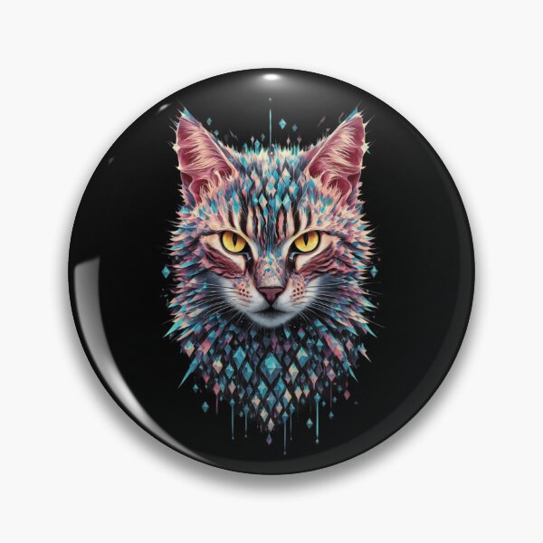 Item preview,  diamond shaped cat designed and sold by 123ks.