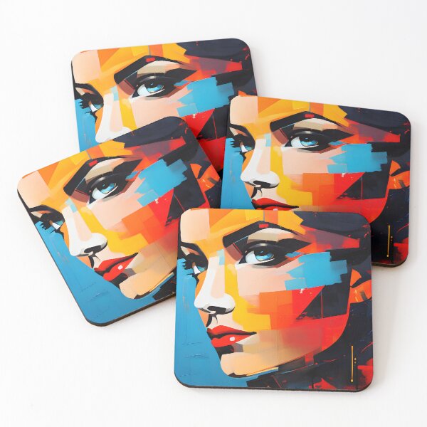 Item preview, abstract woman face designed and sold by PICT  T MOSB.