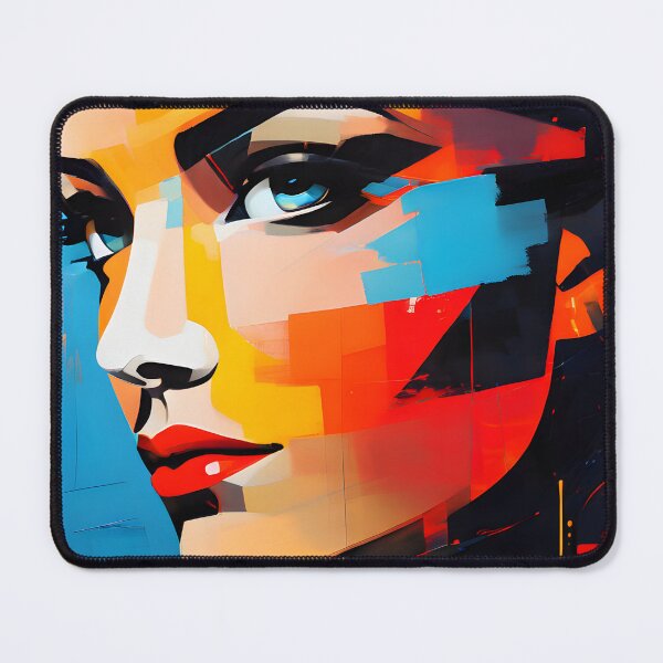 Item preview, abstract woman face designed and sold by PICT T MOSB.